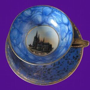 Vintage Plankenhammer Floss Bavaria Porcelain | Teacup & Saucer